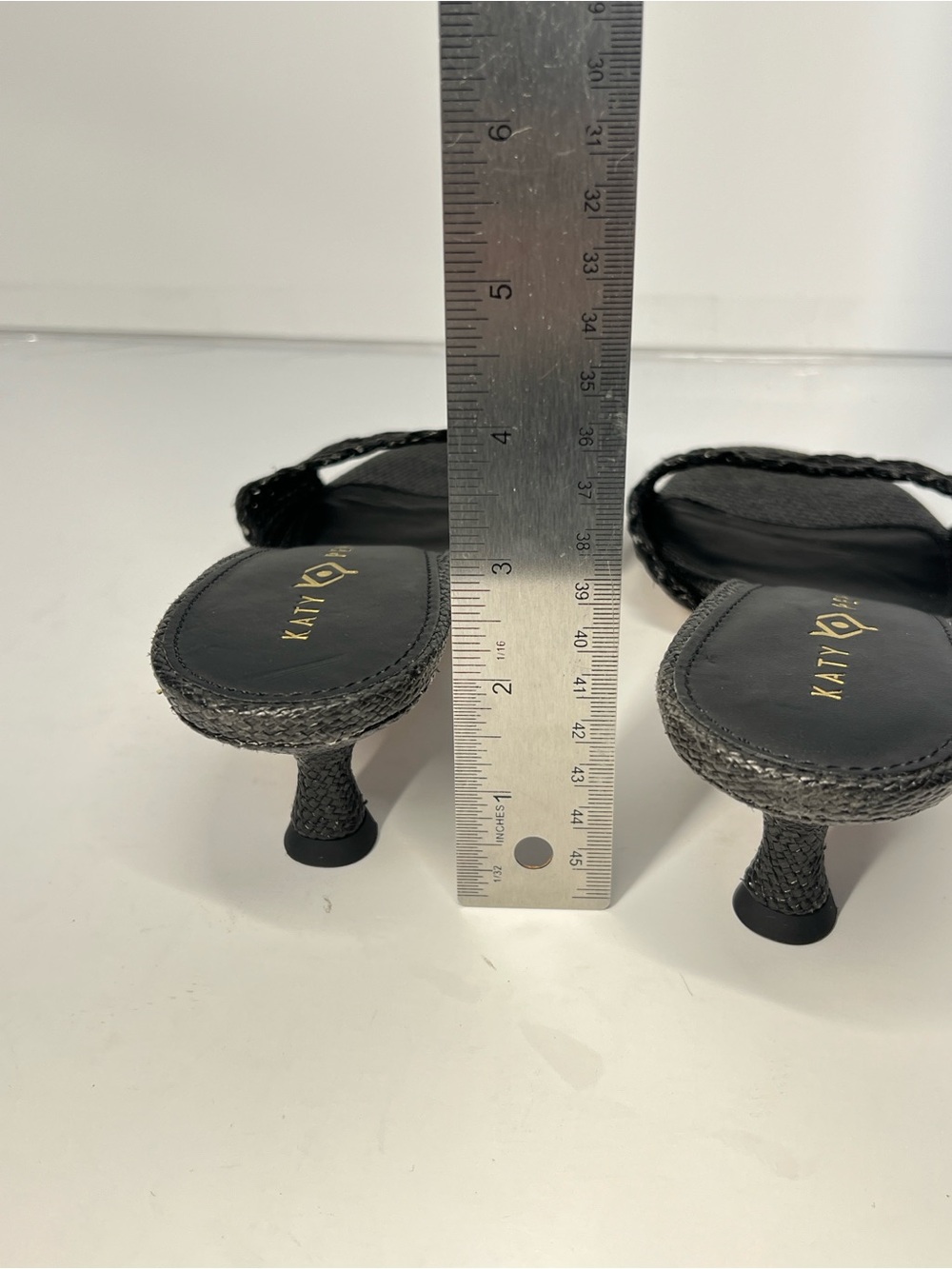 KATY PERRY 9 Black Sandals - Picture 10 of 10